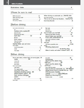 mazda familia 2017-2018 owners manual in english